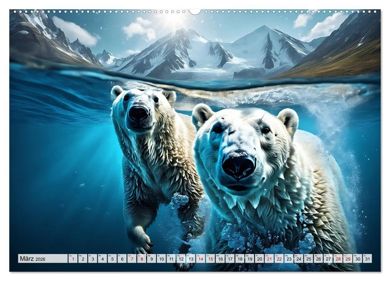 Bild: 9783457491607 | Im magischen Land der Eisbären (hochwertiger Premium Wandkalender...