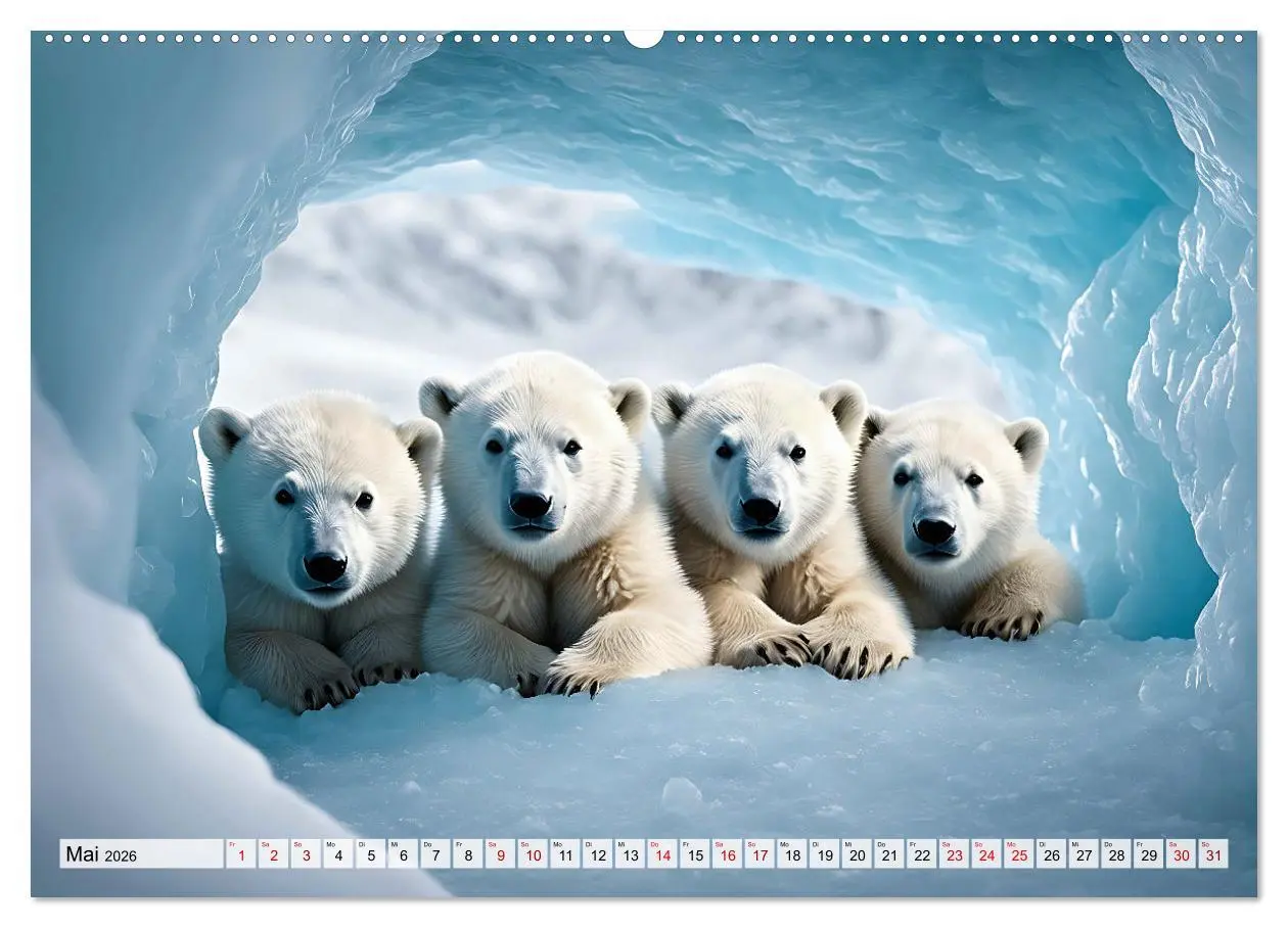 Bild: 9783457491607 | Im magischen Land der Eisbären (hochwertiger Premium Wandkalender...