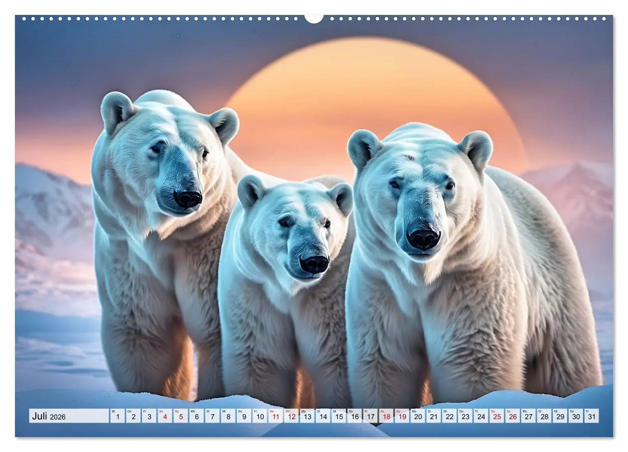 Bild: 9783457491607 | Im magischen Land der Eisbären (hochwertiger Premium Wandkalender...