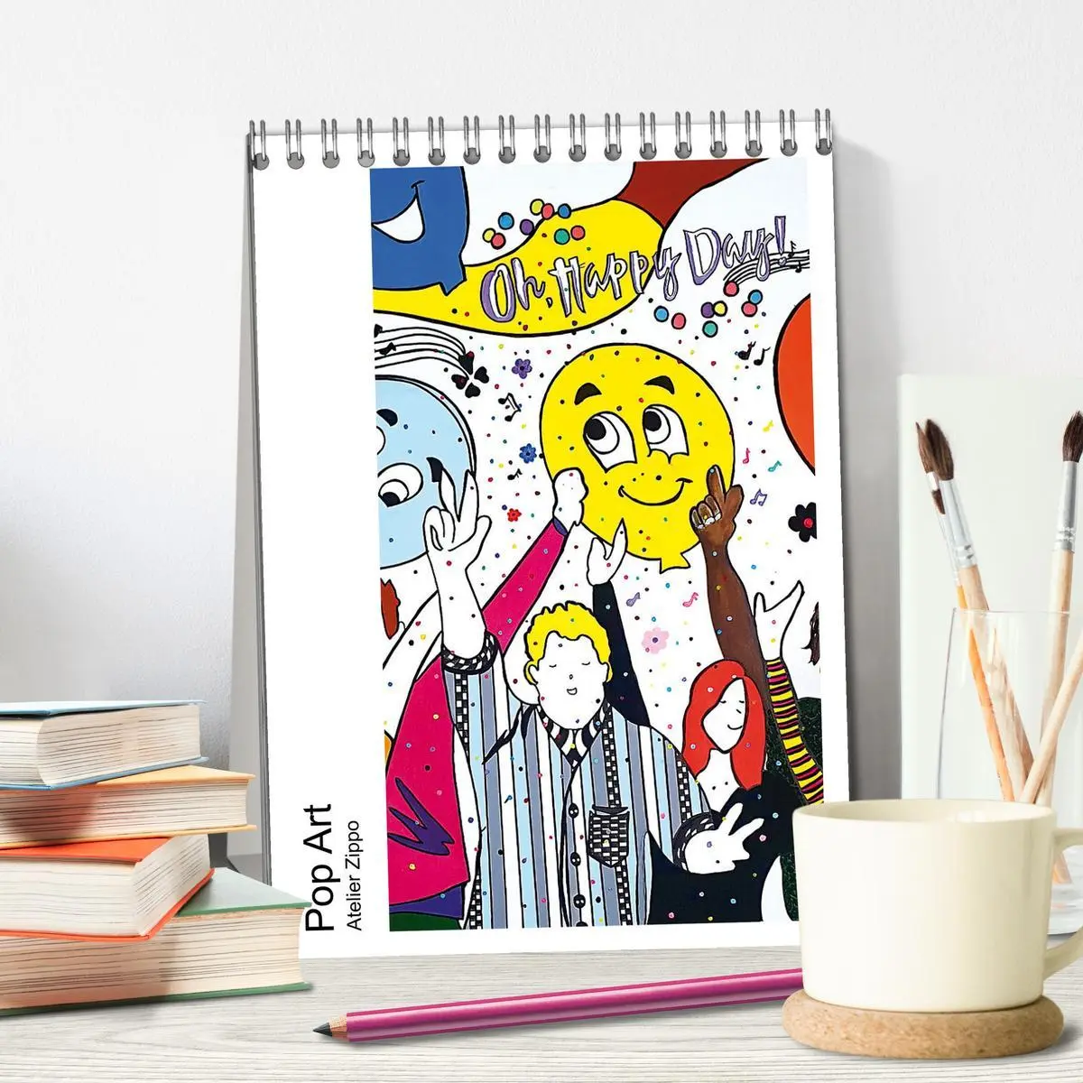 Bild: 9783516341607 | Pop Art - Atelier Zippo (Tischkalender 2026 DIN A5 hoch), CALVENDO...