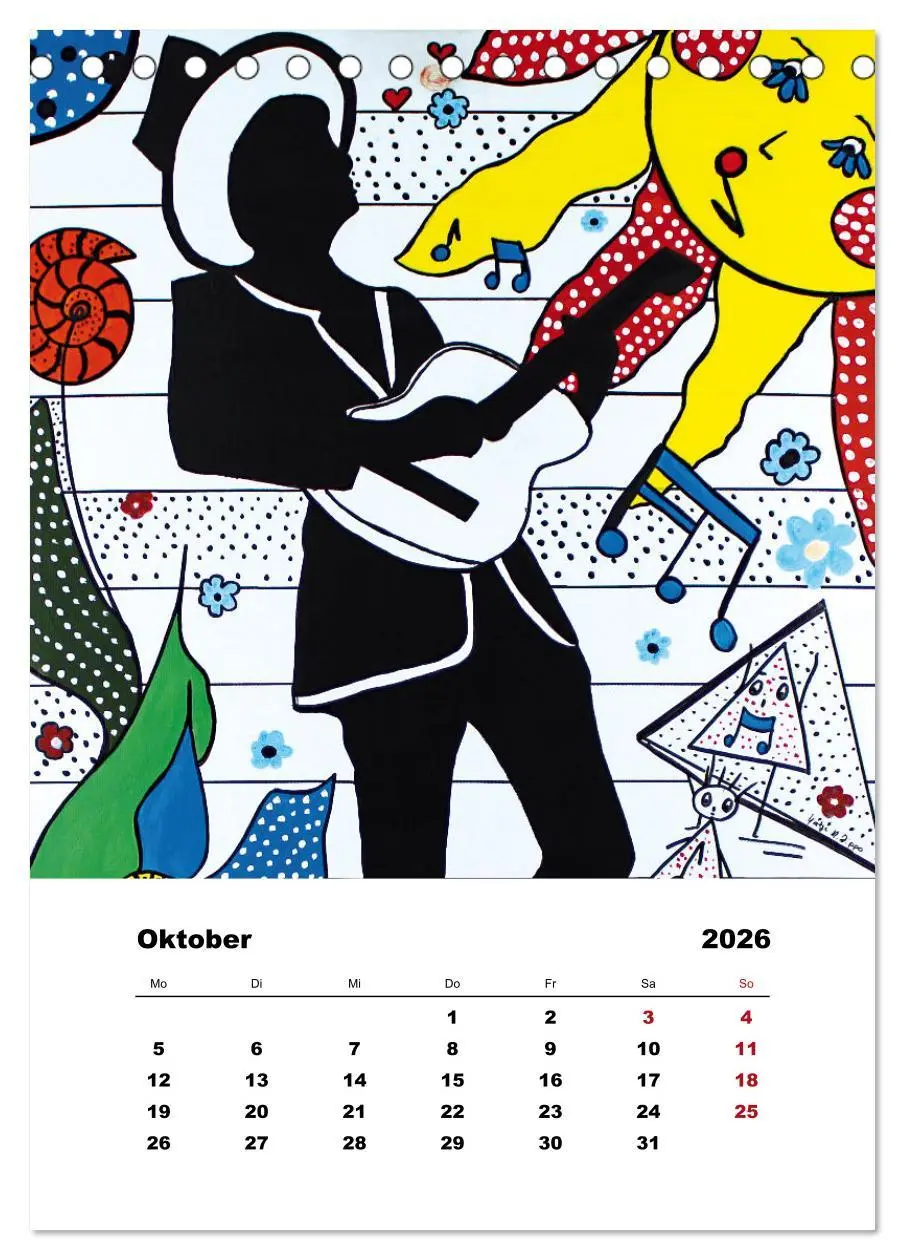 Bild: 9783516341607 | Pop Art - Atelier Zippo (Tischkalender 2026 DIN A5 hoch), CALVENDO...