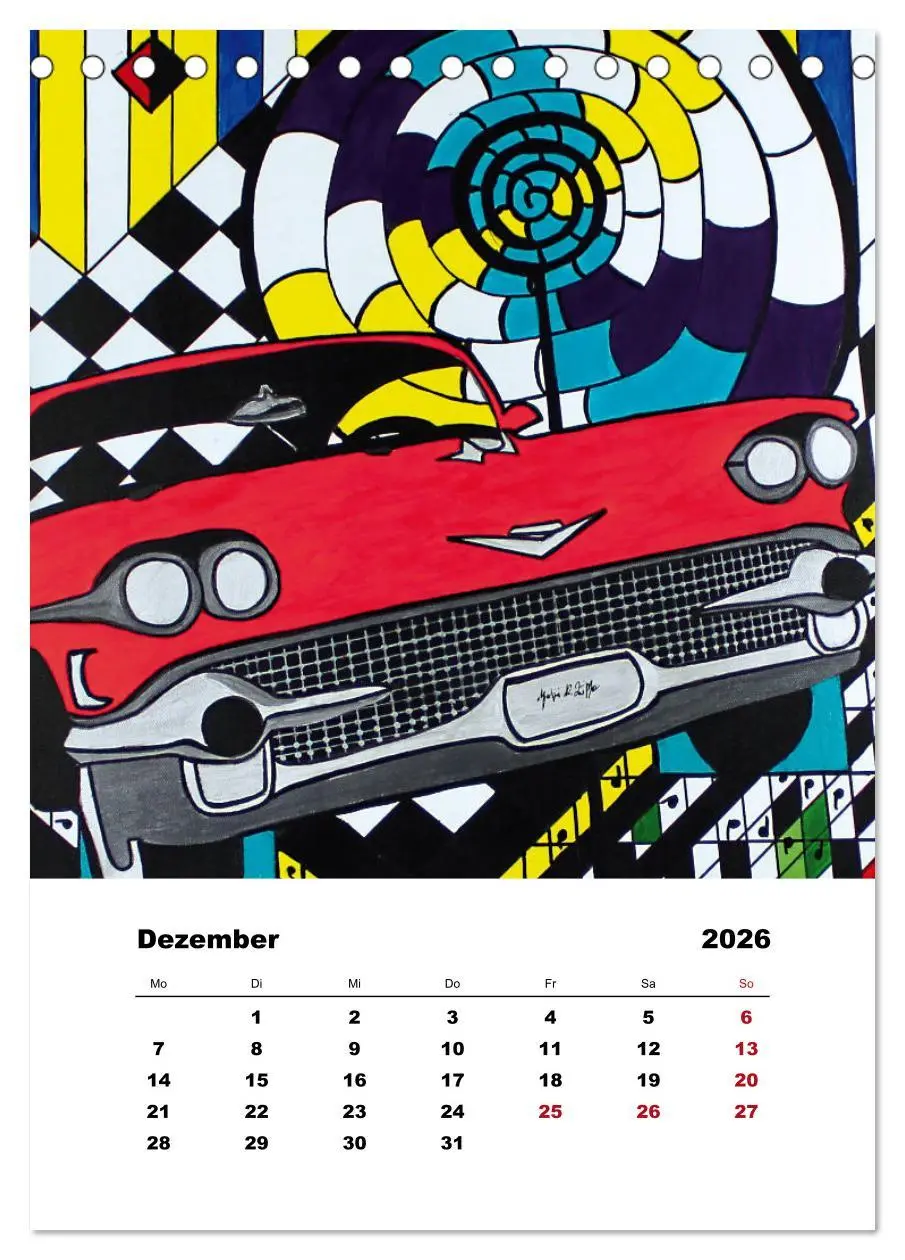 Bild: 9783516341607 | Pop Art - Atelier Zippo (Tischkalender 2026 DIN A5 hoch), CALVENDO...