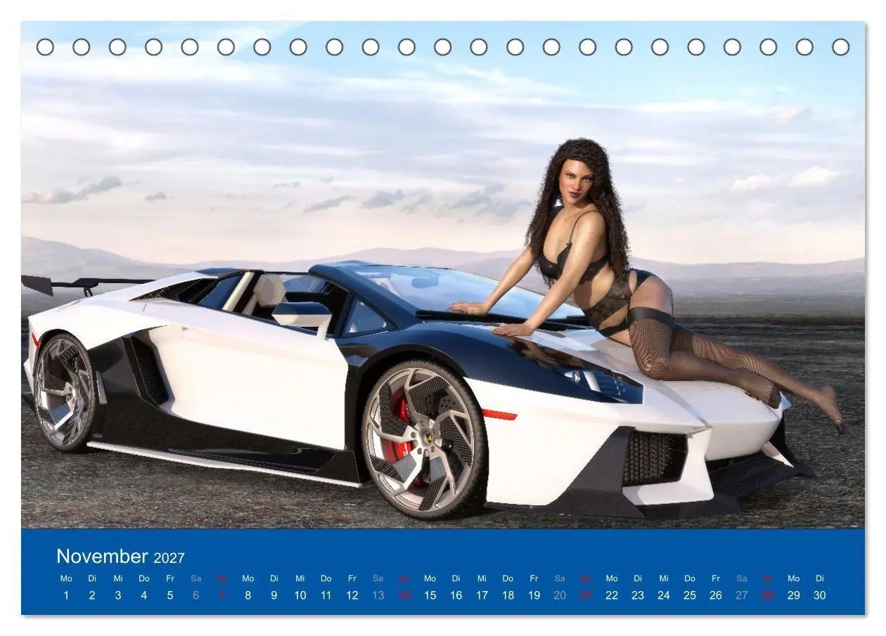Bild: 9783569501607 | Freche Frauen und heiße Kisten (Tischkalender 2027 DIN A5 quer),...