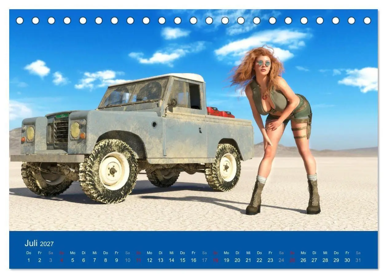 Bild: 9783569501607 | Freche Frauen und heiße Kisten (Tischkalender 2027 DIN A5 quer),...