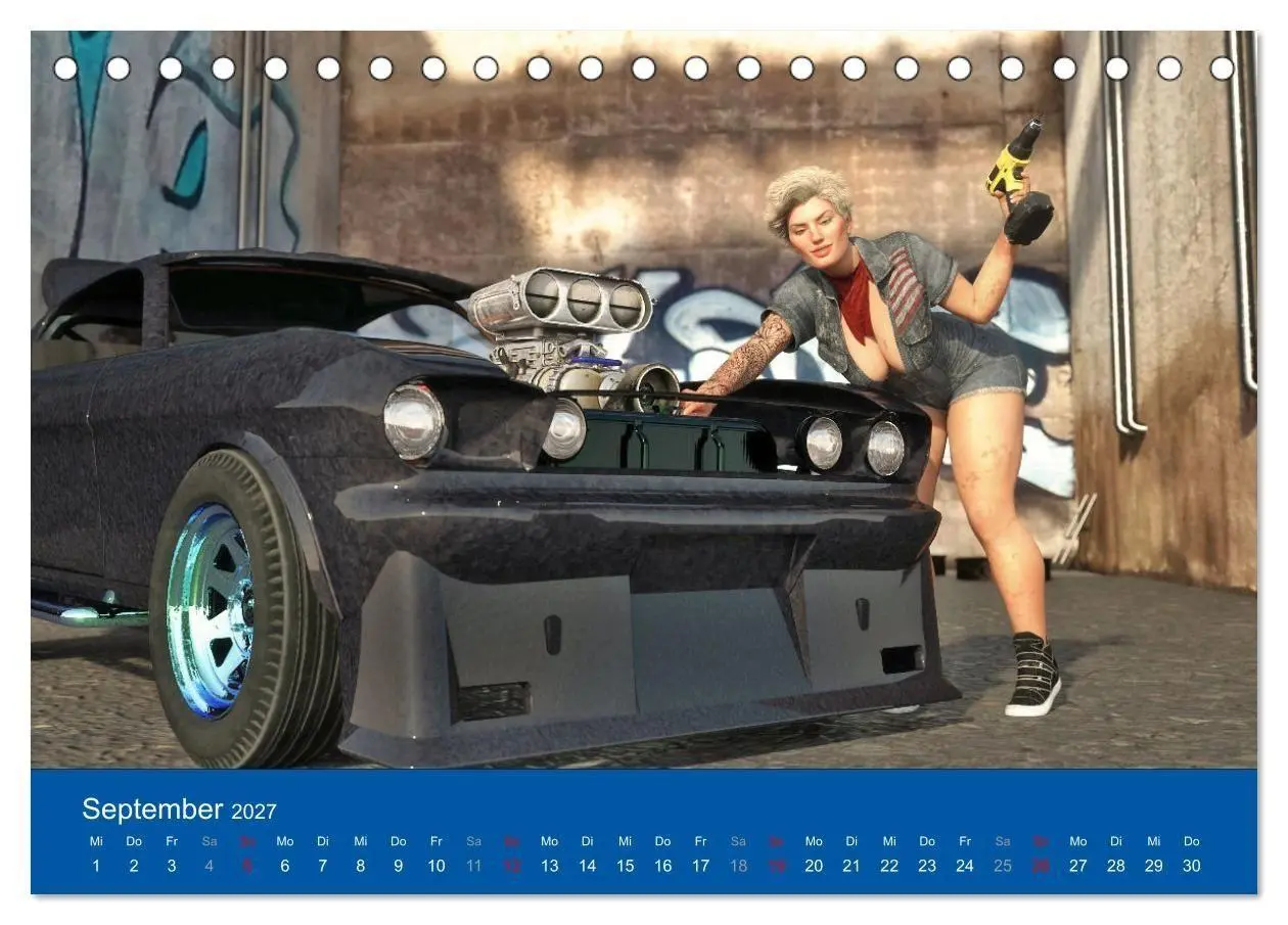 Bild: 9783569501607 | Freche Frauen und heiße Kisten (Tischkalender 2027 DIN A5 quer),...