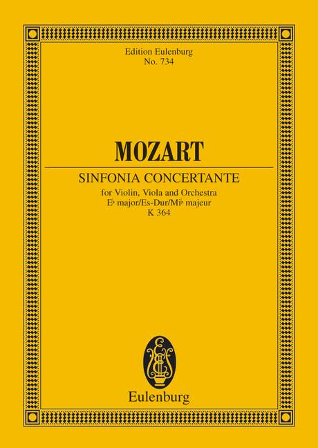 Cover: 9783795771607 | SINFONIA CONCERTANTE ES-DUR KV 364 VL VA ORCH | Mozart | Buch | 104 S.