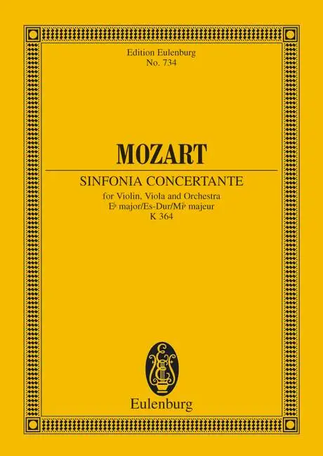 Cover: 9783795771607 | Sinfonia Concertante In E Flat Major K 364 | Wolfgang Amadeus Mozart