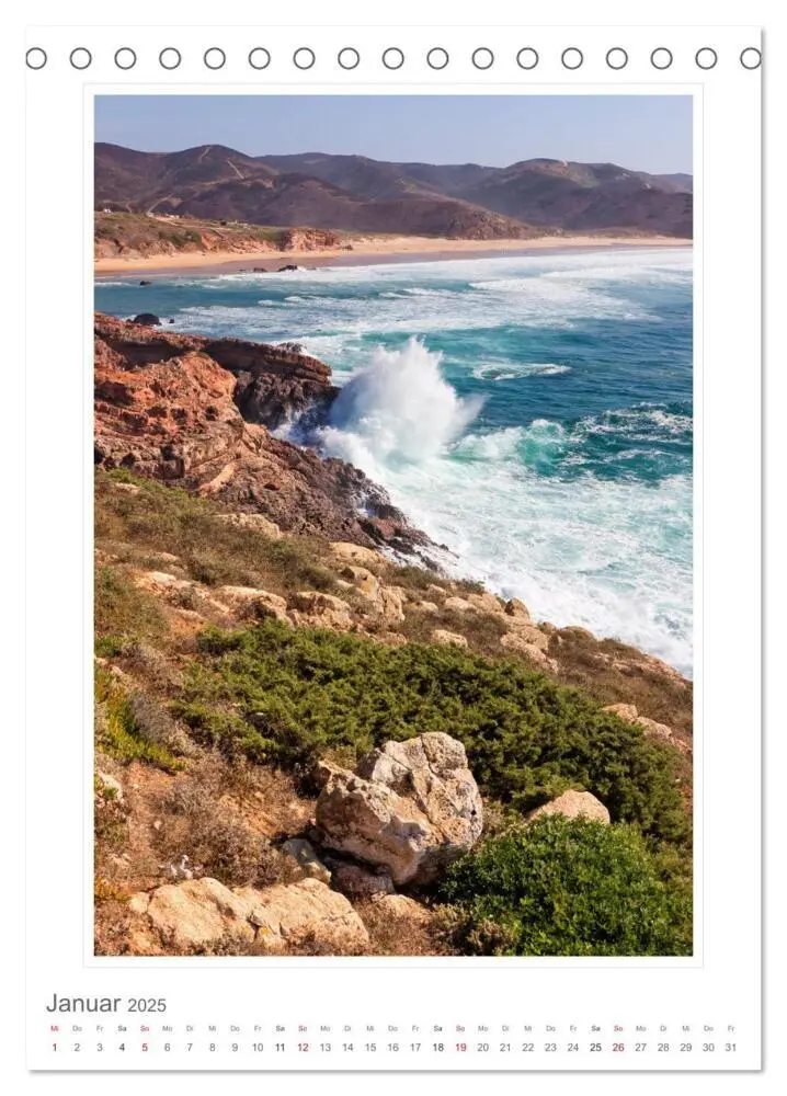 Bild: 9783435911707 | Portugal. Algarve (Tischkalender 2025 DIN A5 hoch), CALVENDO...