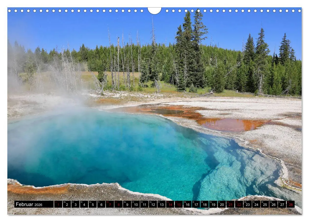 Bild: 9783457931707 | Wunderwelt Yellowstone 2026 (Wandkalender 2026 DIN A3 quer),...
