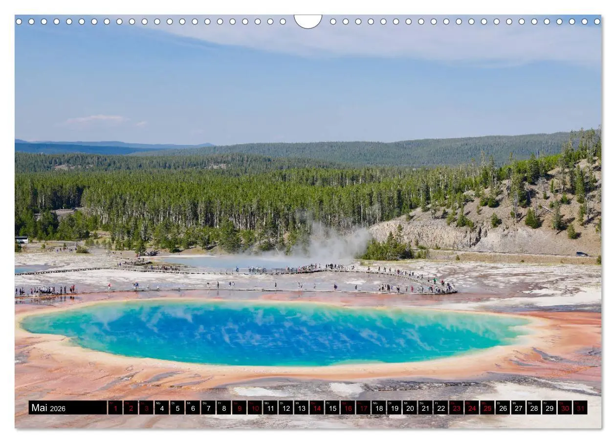 Bild: 9783457931707 | Wunderwelt Yellowstone 2026 (Wandkalender 2026 DIN A3 quer),...