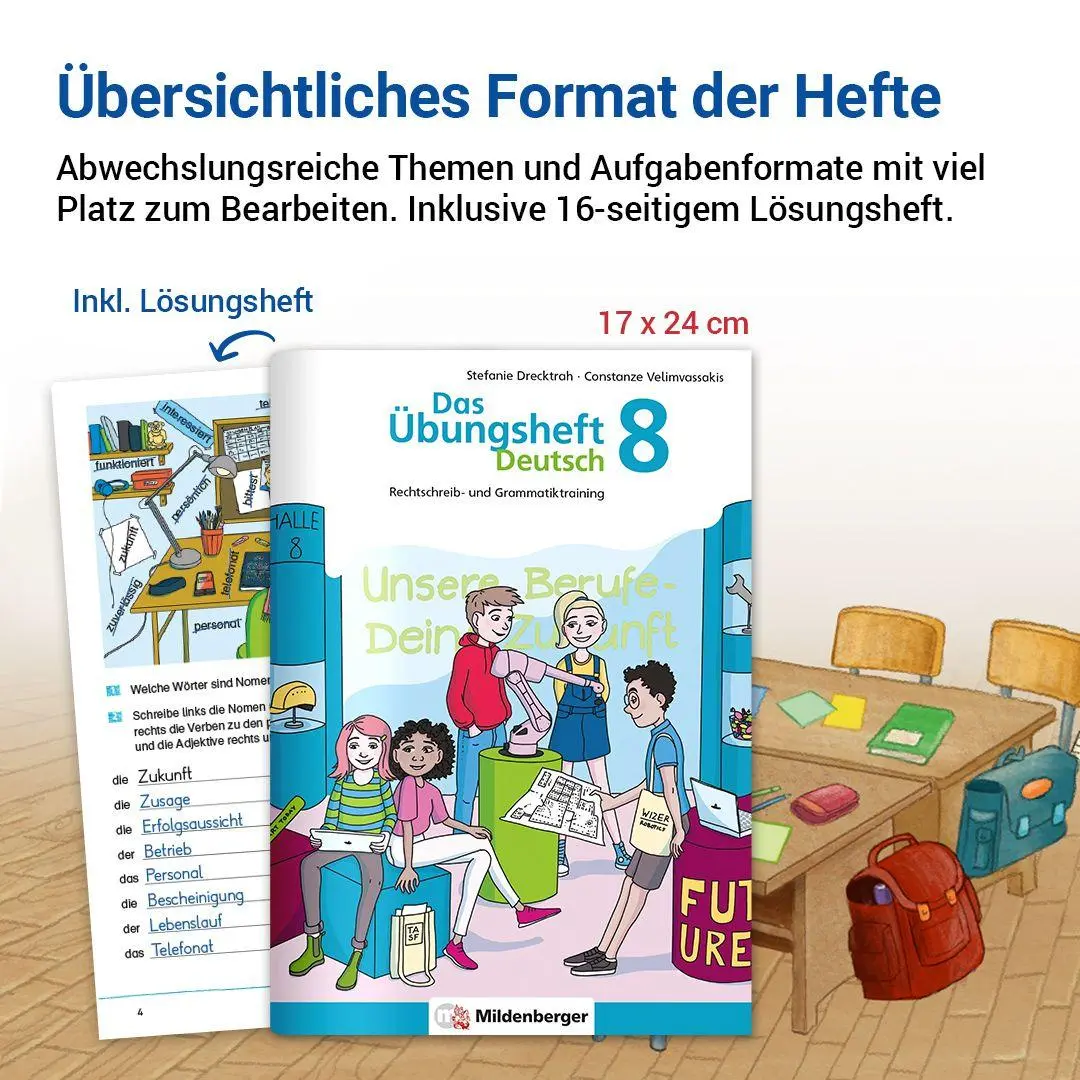 Bild: 9783619841707 | Das Übungsheft Deutsch 8 | Rechtschreib- und Grammatiktraining | 64 S.