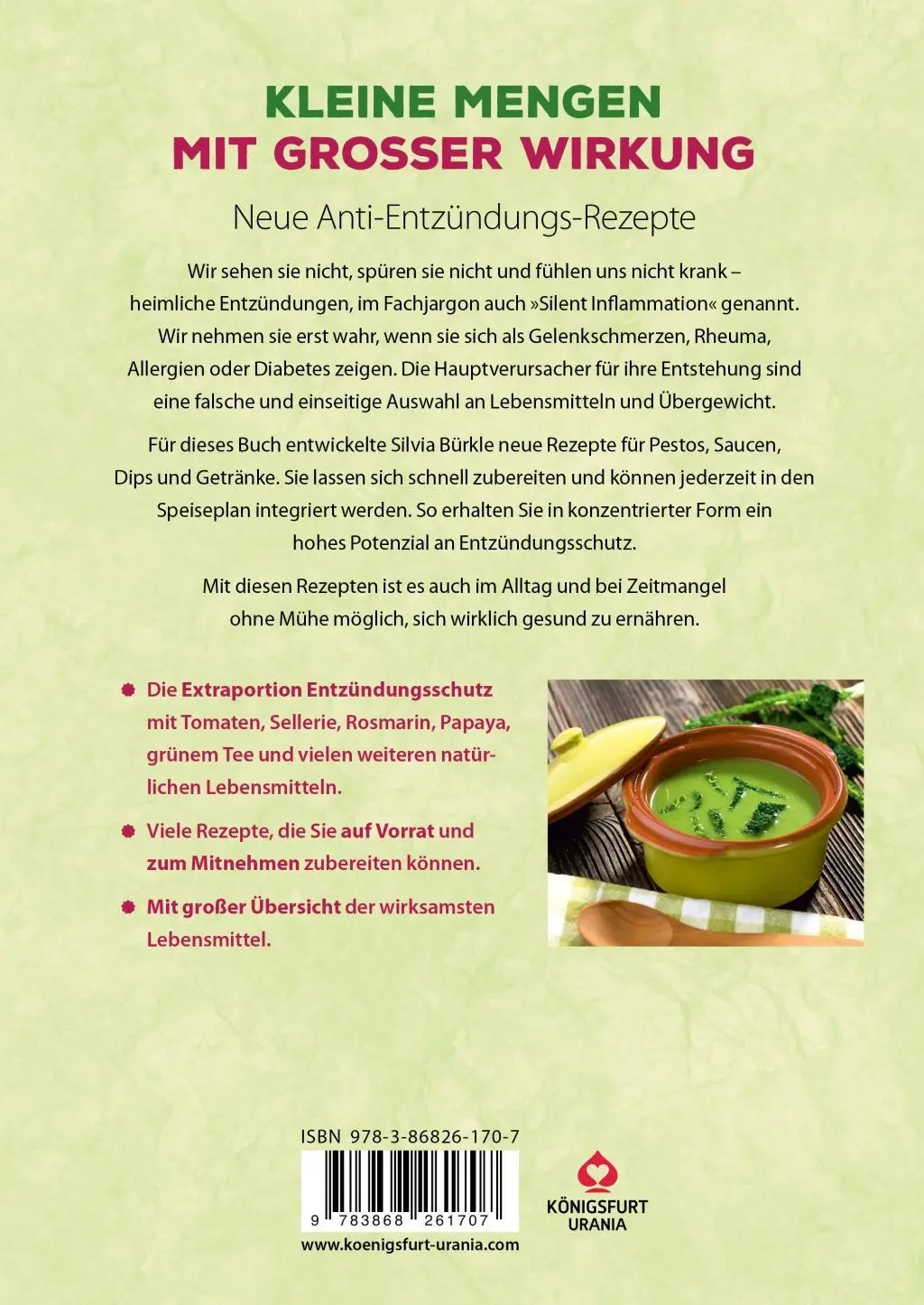 Bild: 9783868261707 | Anti-Entzündungs-Booster | Silvia Bürkle | Taschenbuch | 96 S. | 2018