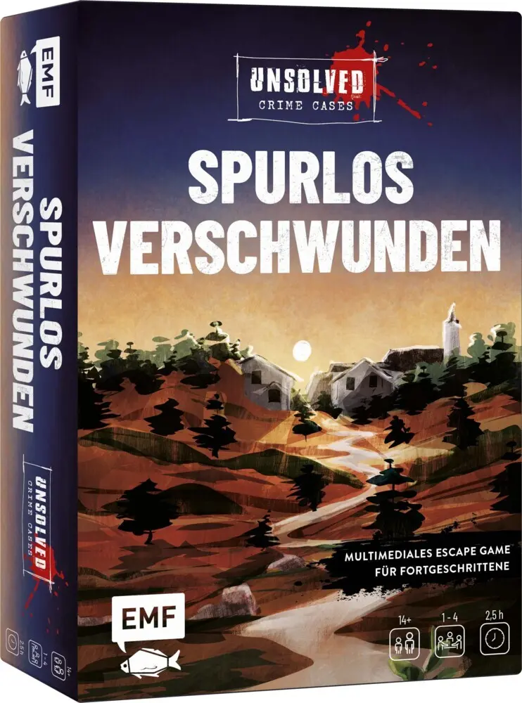 Cover: 4260478341807 | Krimi-Spielebox: Unsolved Crime Cases - Spurlos verschwunden | GmbH