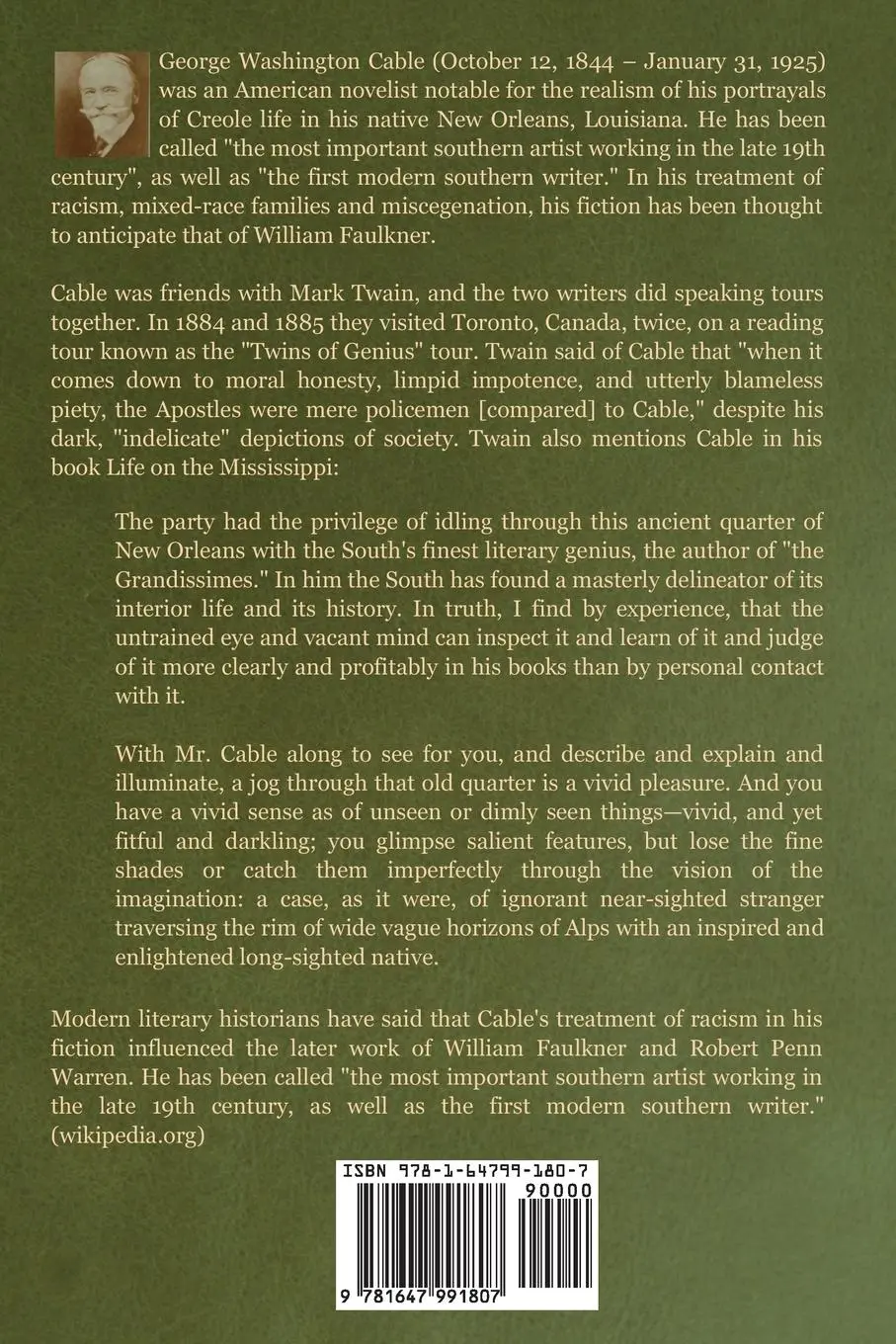 Rückseite: 9781647991807 | Strange True Stories of Louisiana | George W. Cable | Taschenbuch