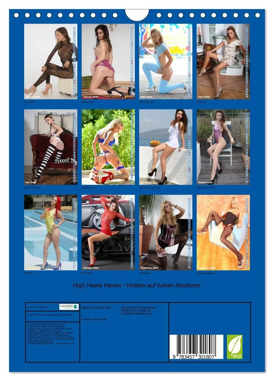 Bild: 9783457301807 | High Heels Hexen - Hotties auf hohen Absätzen (Wandkalender 2026...