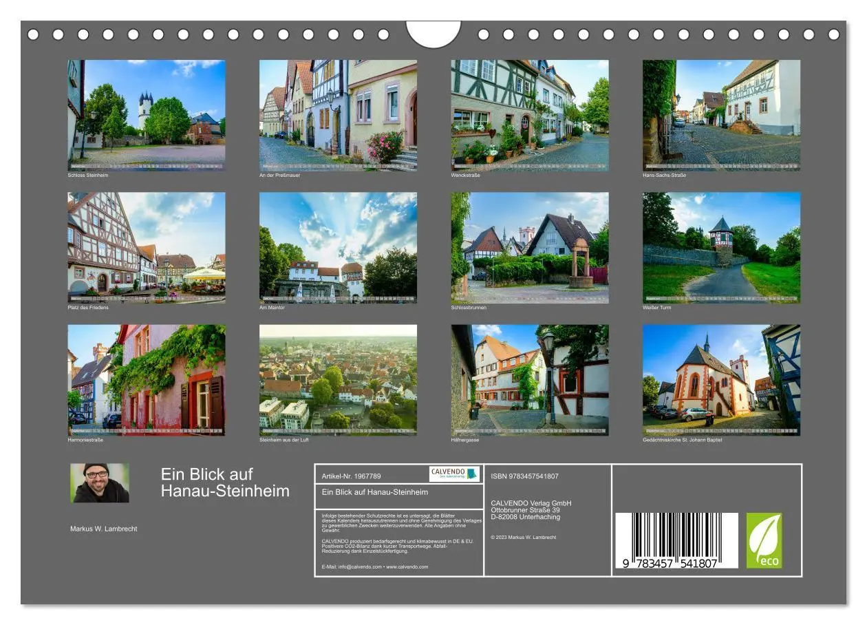 Bild: 9783457541807 | Ein Blick auf Hanau-Steinheim (Wandkalender 2026 DIN A4 quer),...
