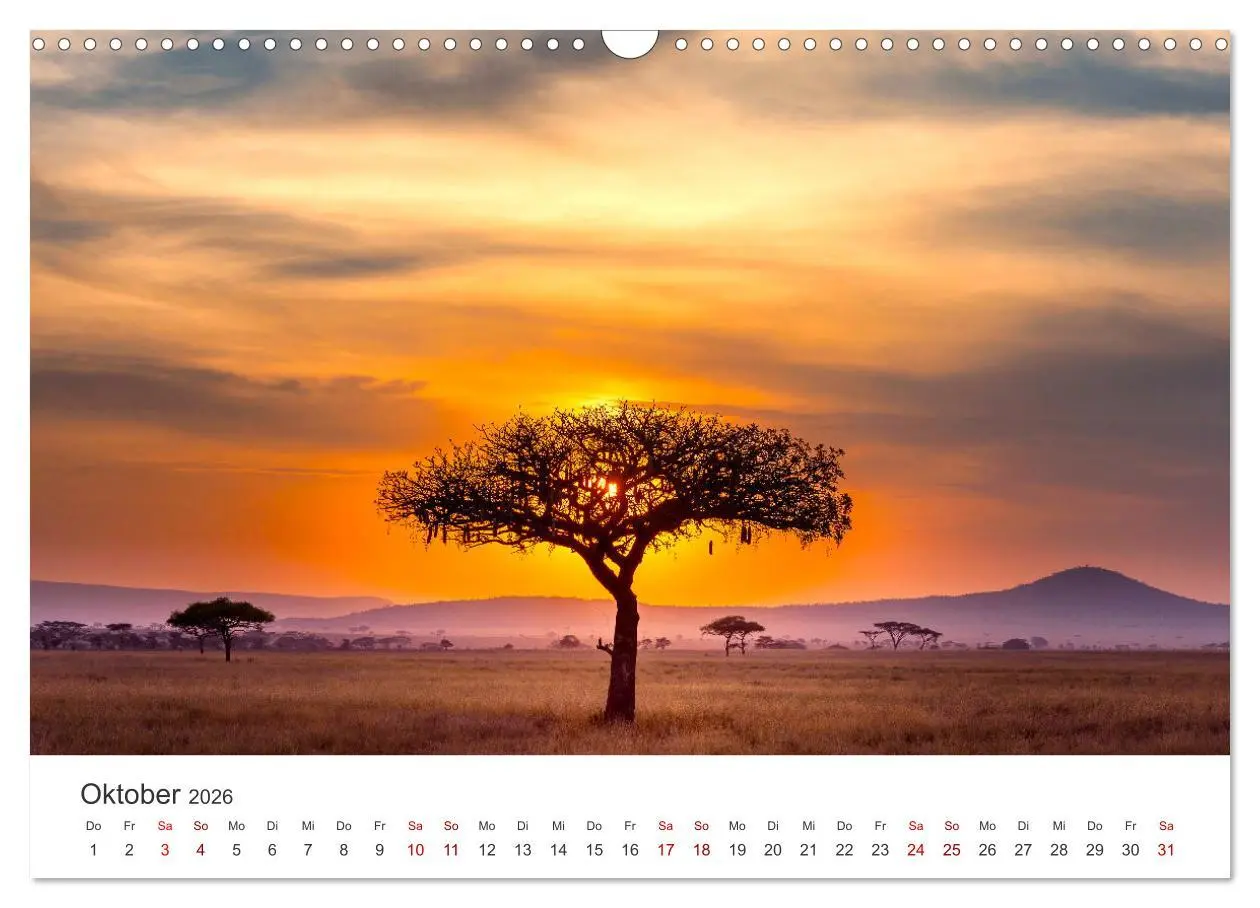 Bild: 9783457611807 | Tansania - Am Fuße des Kilimandscharo. (Wandkalender 2026 DIN A3...