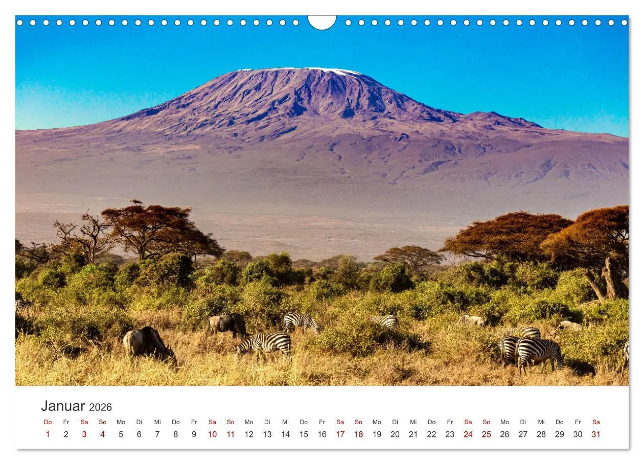 Bild: 9783457611807 | Tansania - Am Fuße des Kilimandscharo. (Wandkalender 2026 DIN A3...