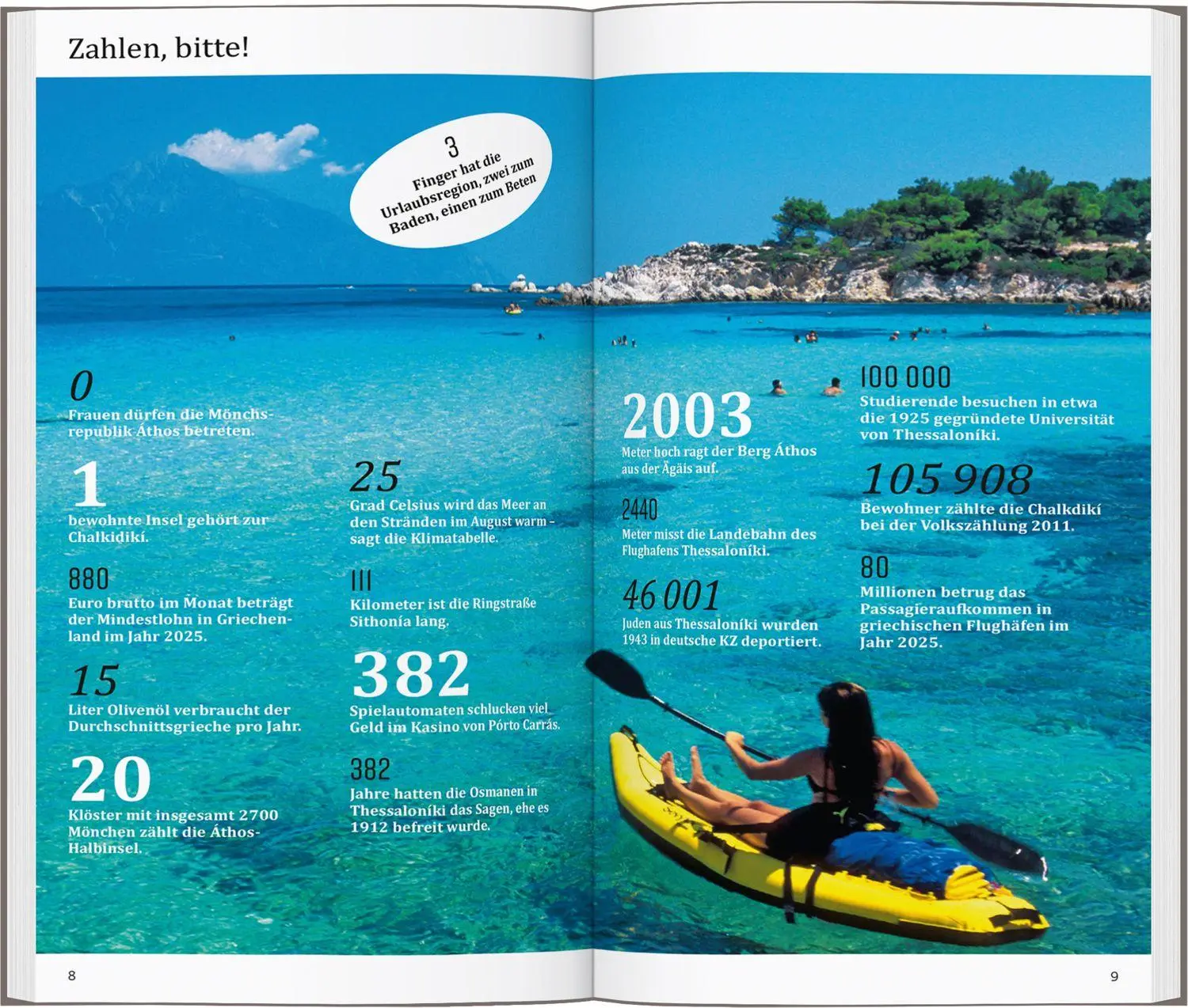 Bild: 9783616001807 | DUMONT direkt Reiseführer Chalkidiki | Mit großem Faltplan | Buch