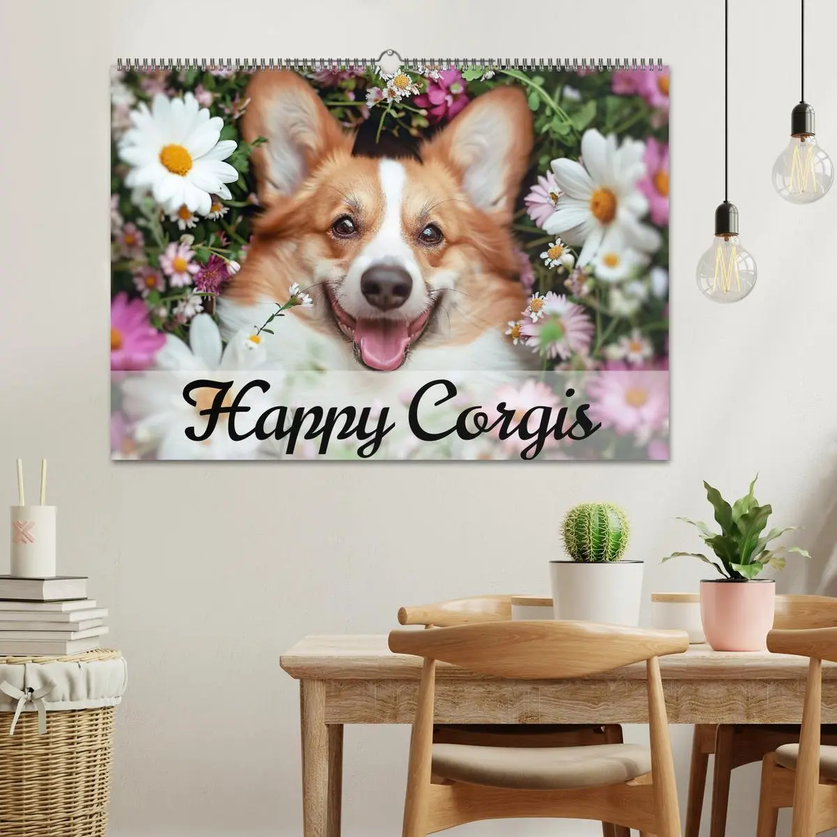 Bild: 9783457461907 | Happy Corgis (Wandkalender 2026 DIN A2 quer), CALVENDO Monatskalender