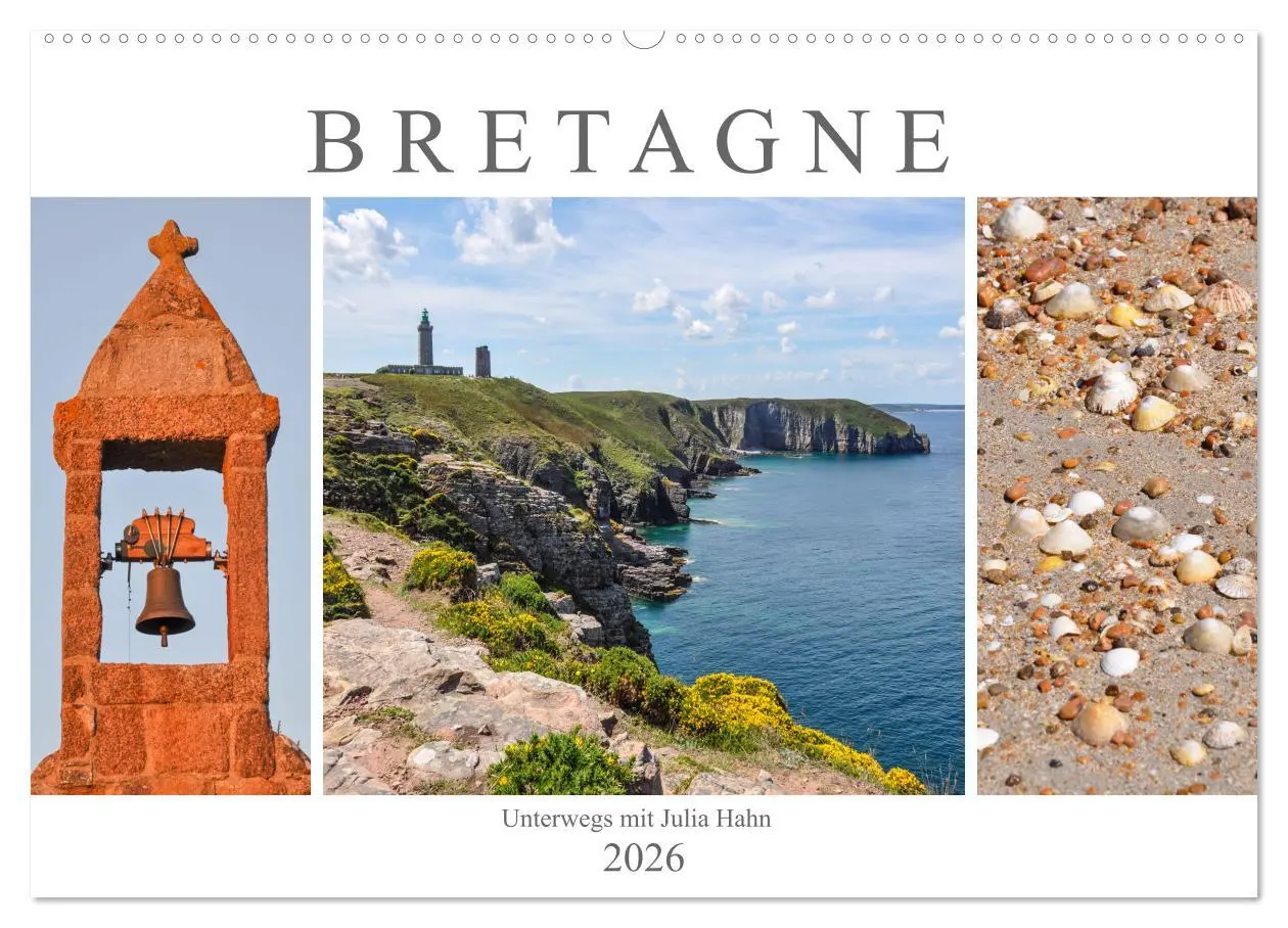 Cover: 9783457911907 | Bretagne - unterwegs mit Julia Hahn (Wandkalender 2026 DIN A2...