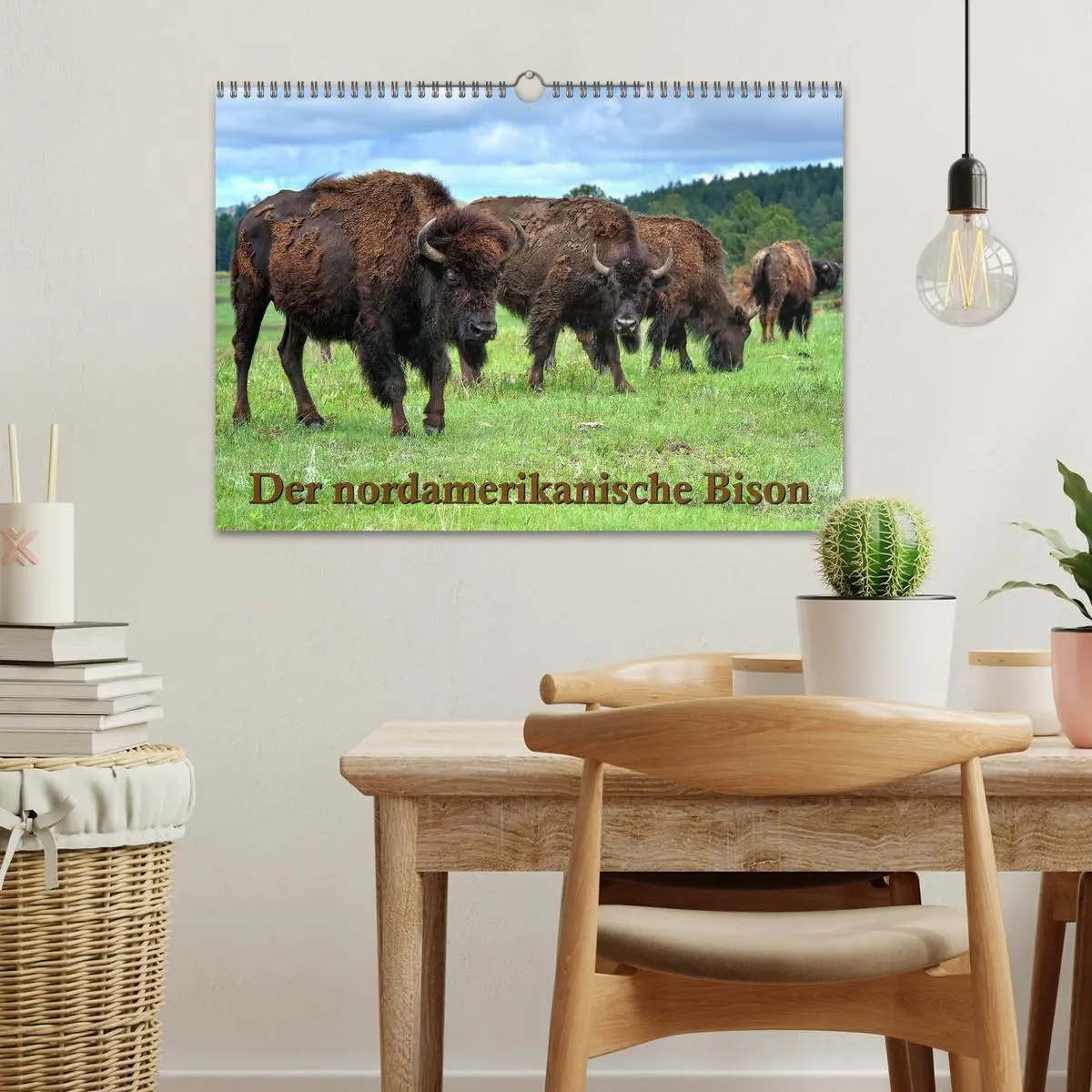 Bild: 9783516001907 | Der nordamerikanische Bison (Wandkalender 2026 DIN A3 quer),...