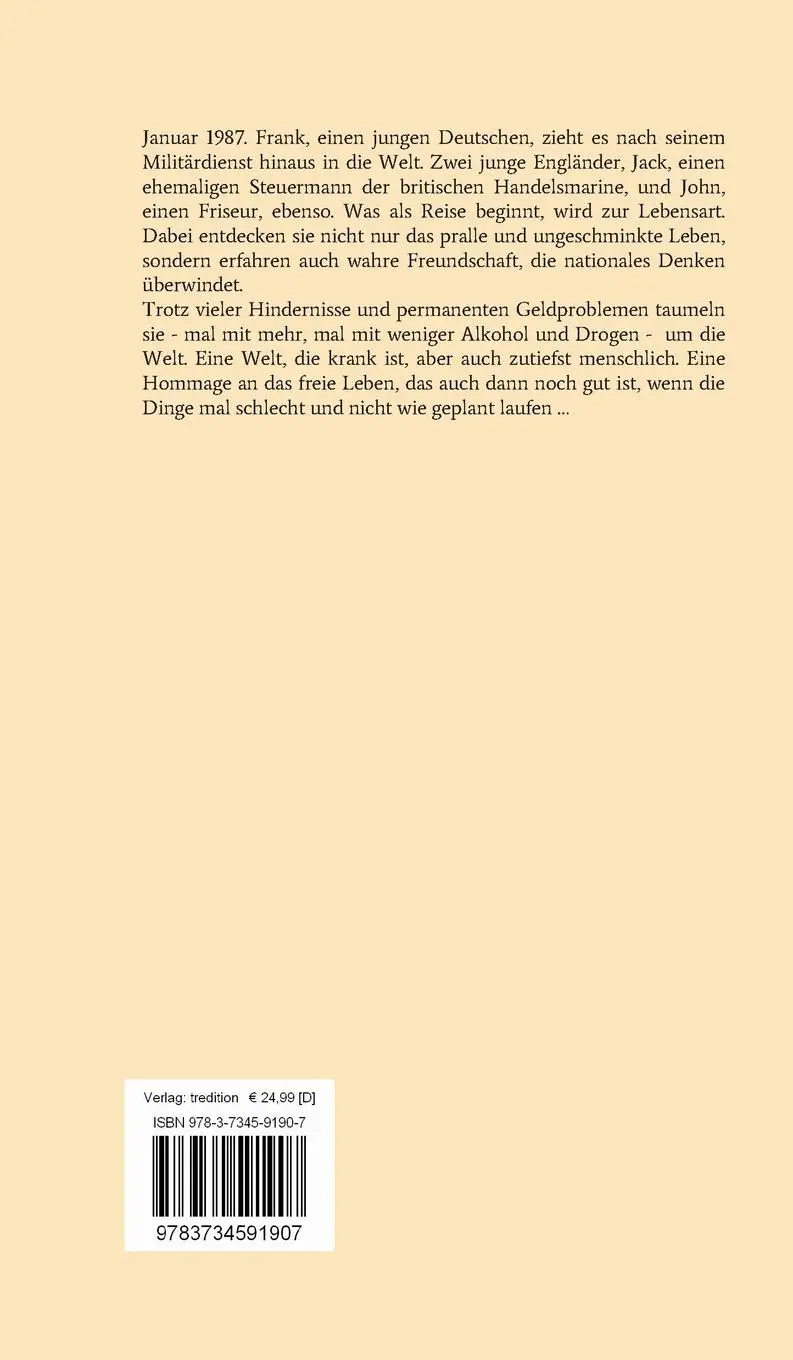 Rückseite: 9783734591907 | Treibholz | Peter Fuhl | Buch | 372 S. | Deutsch | 2017 | tredition