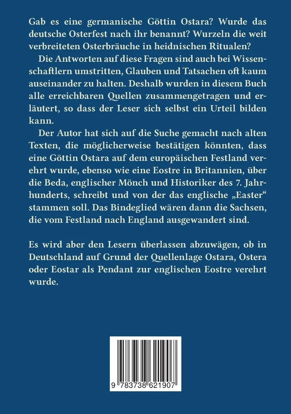 Rückseite: 9783738621907 | Ostara Eostre Eostar | Gardenstone | Taschenbuch | 116 S. | Deutsch