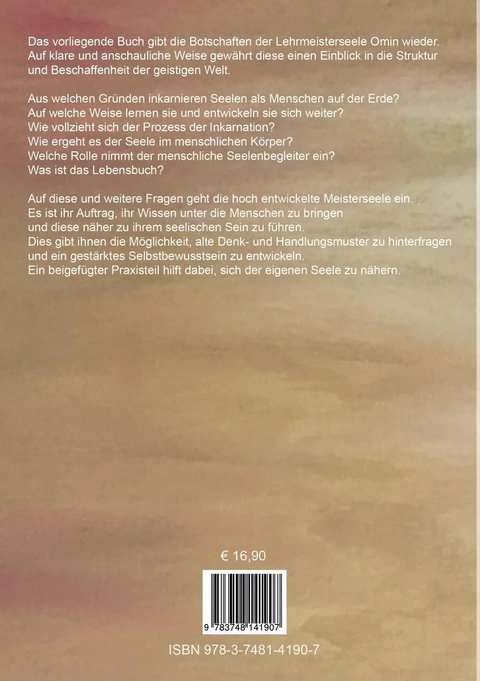Rückseite: 9783748141907 | Ins Leben fallen. | Schilderungen einer Seele | Christian Hofer | Buch