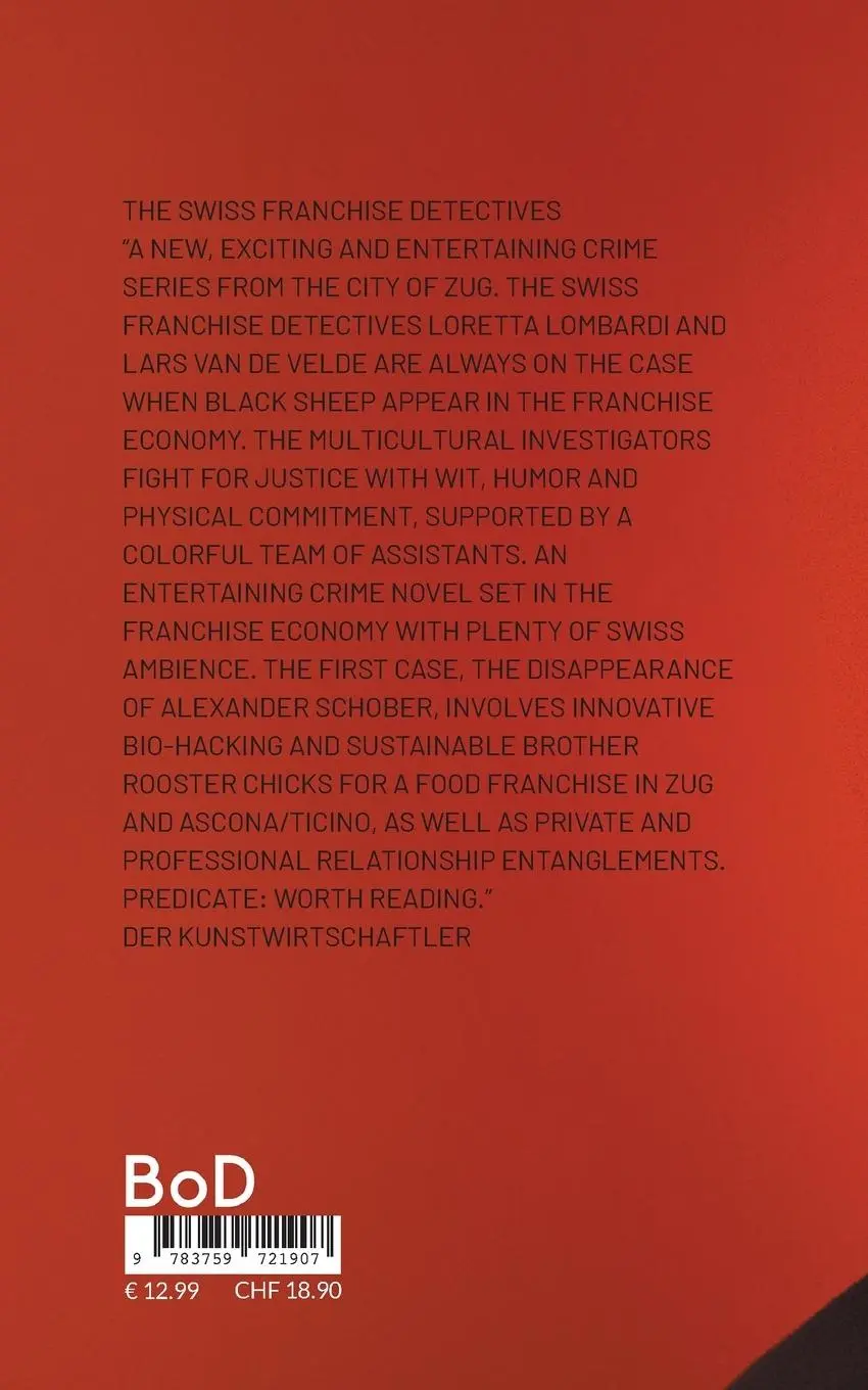 Rückseite: 9783759721907 | The Disappearance of Alexander Schober | Veronika Bellone (u. a.)