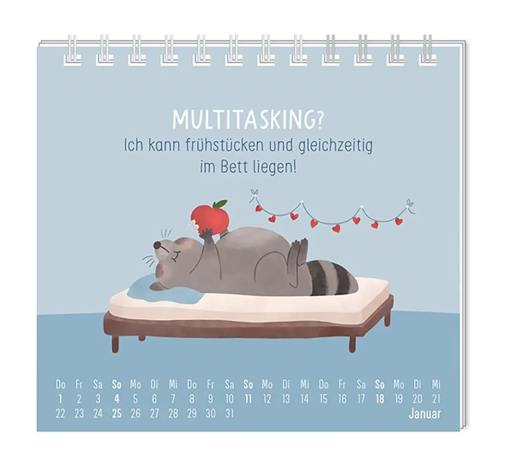 Bild: 9783986361907 | Mini-Kalender 2026 Einfach mal nichts tun | Mini-Kalender | Original