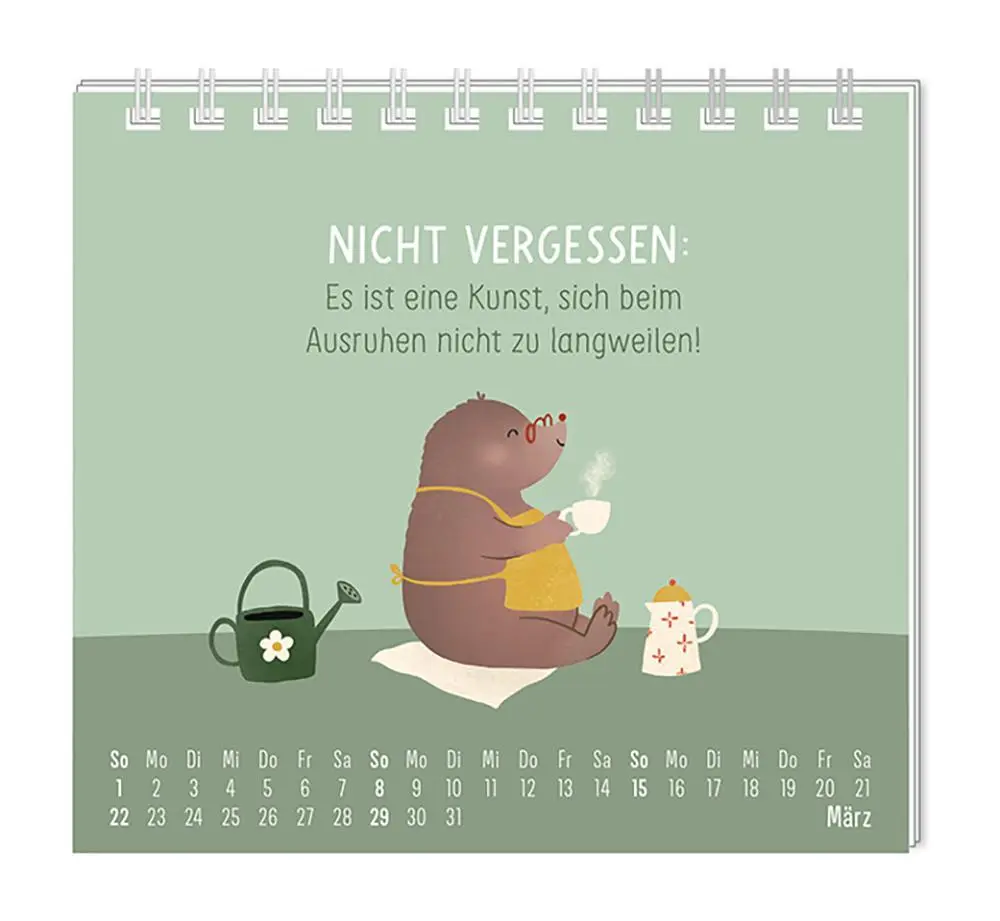 Bild: 9783986361907 | Mini-Kalender 2026 Einfach mal nichts tun | Mini-Kalender | Original