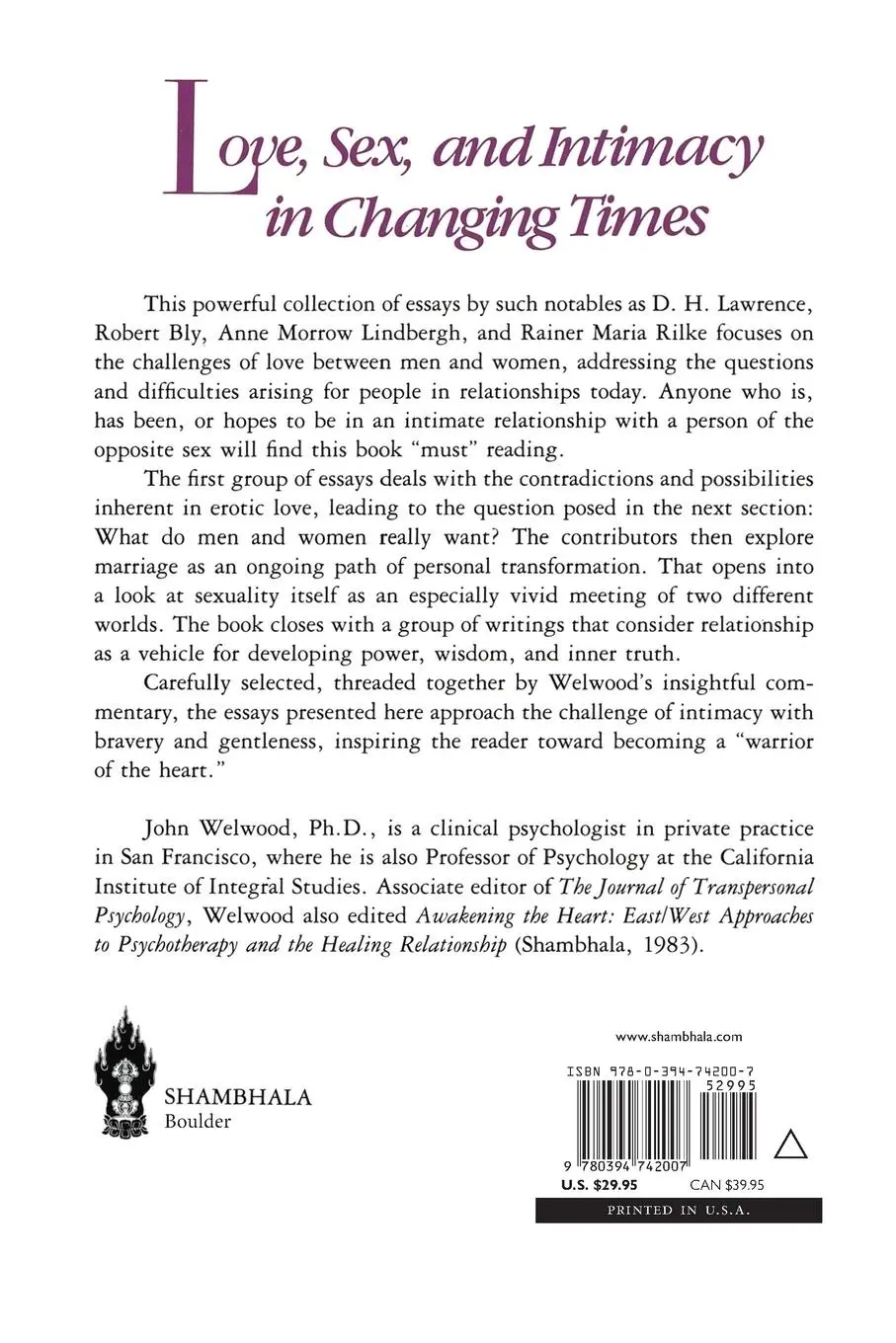 Rückseite: 9780394742007 | Challenge of the Heart | Love, Sex, and Intimacy in Changing Times