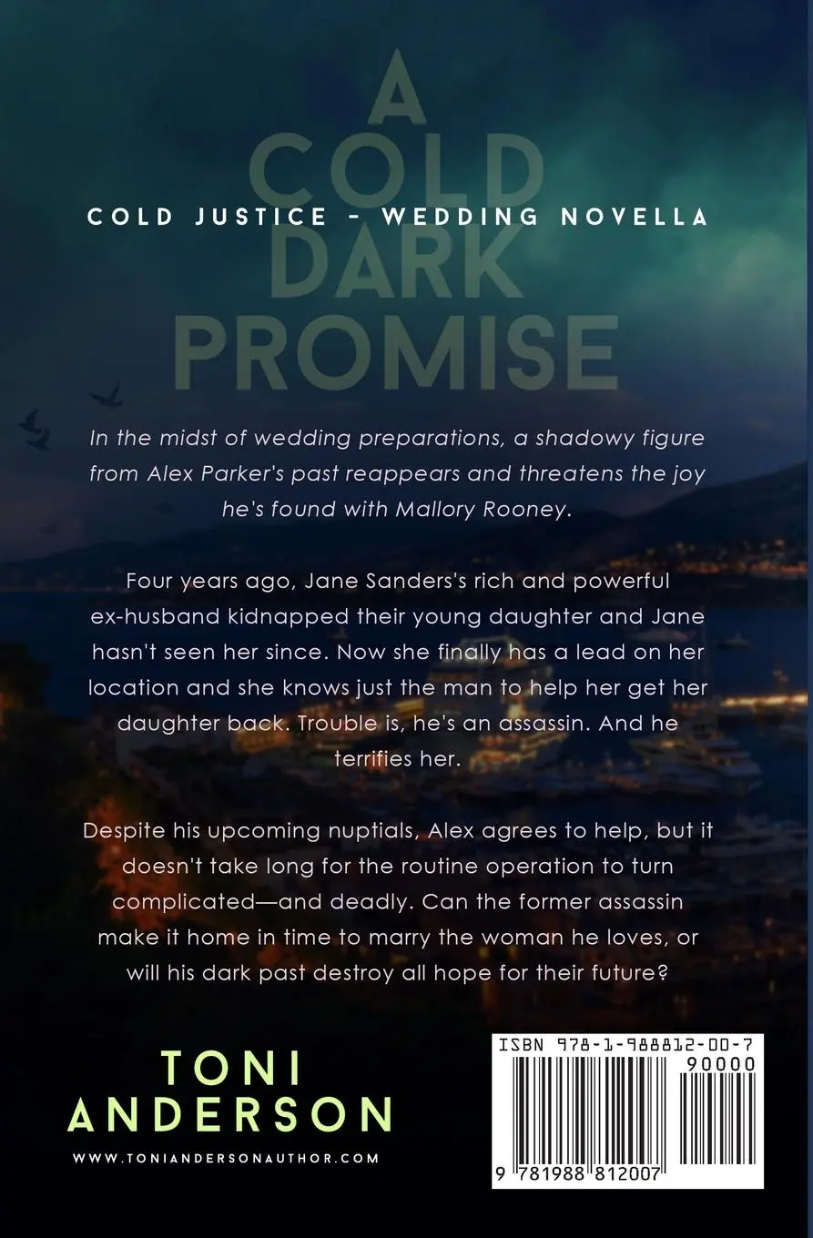 Rückseite: 9781988812007 | A Cold Dark Promise | A Romantic Thriller | Toni Anderson | Buch