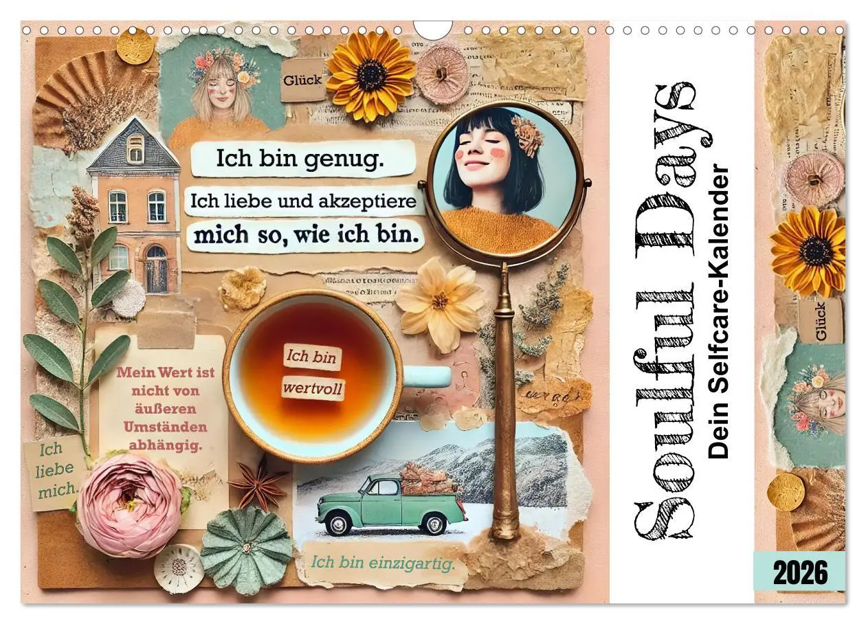 Cover: 9783457282007 | Soulful Days - Dein Selfcare-Kalender (Wandkalender 2026 DIN A3...