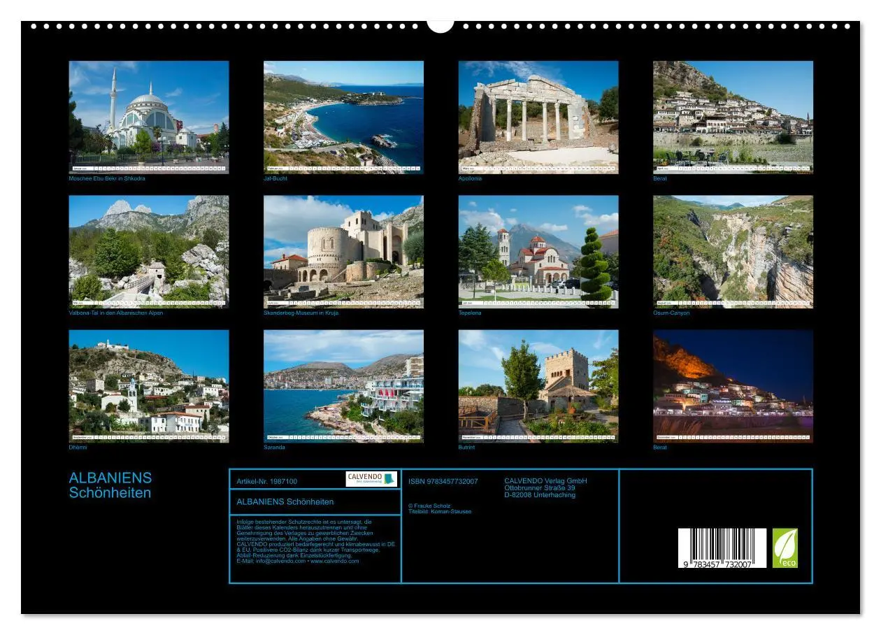 Bild: 9783457732007 | ALBANIENS Schönheiten (hochwertiger Premium Wandkalender 2026 DIN...