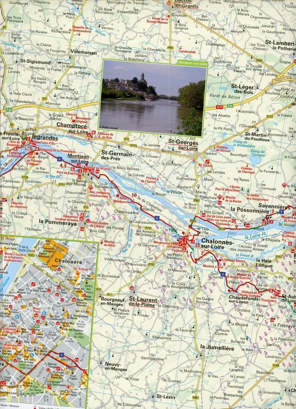 Bild: 9783943752007 | EuroVelo 6 (Atlantic - Basel) 1:100 000 | Huber Kartographie | Deutsch