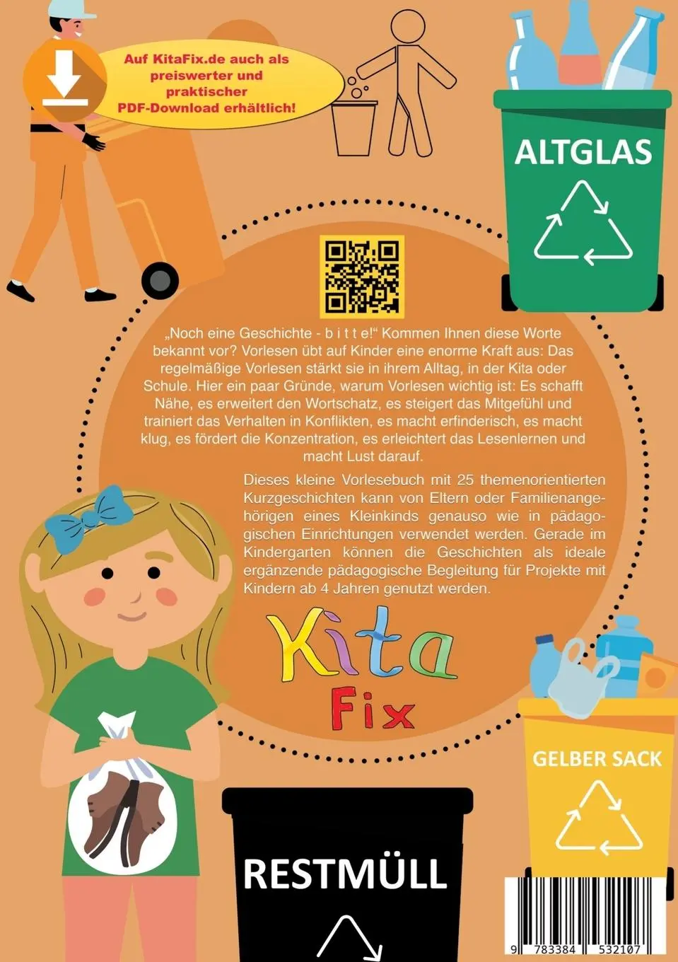 Rückseite: 9783384532107 | KitaFix-Kurzgeschichten So ein Müll! | Sandra Plha | Taschenbuch