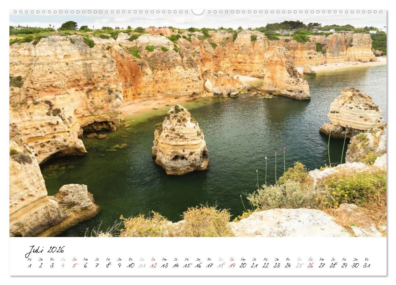 Bild: 9783516122107 | Portugals Süden - Die Algarve (hochwertiger Premium Wandkalender...