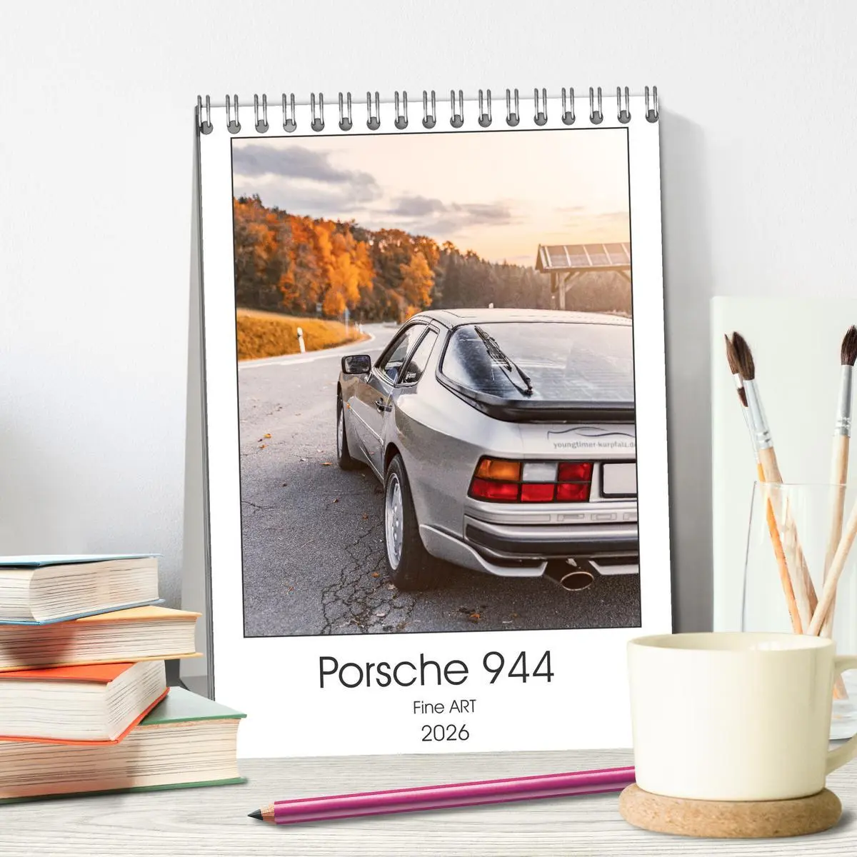Bild: 9783516362107 | Porsche 944 - Fine Art (Tischkalender 2026 DIN A5 hoch), CALVENDO...