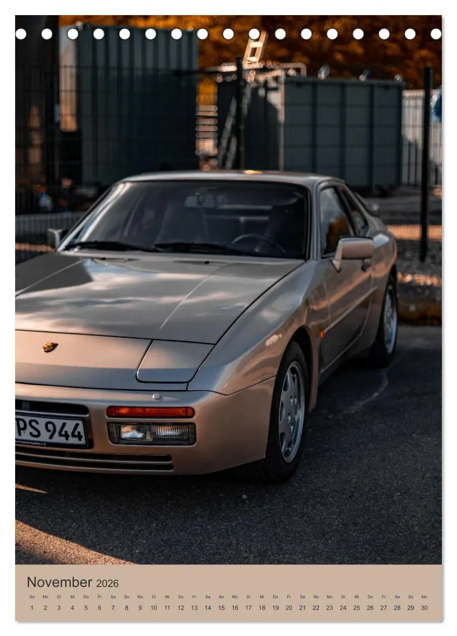 Bild: 9783516362107 | Porsche 944 - Fine Art (Tischkalender 2026 DIN A5 hoch), CALVENDO...