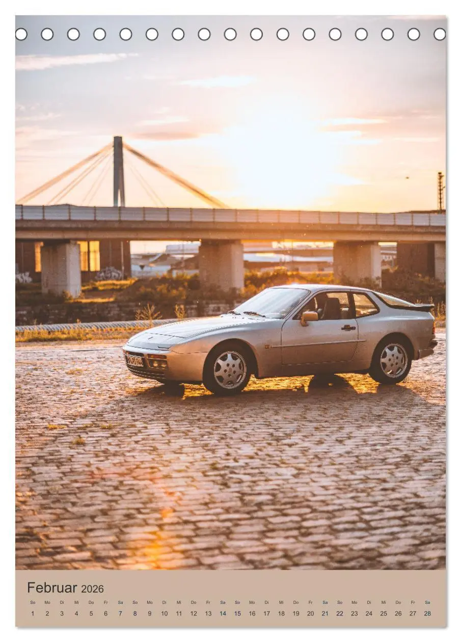 Bild: 9783516362107 | Porsche 944 - Fine Art (Tischkalender 2026 DIN A5 hoch), CALVENDO...