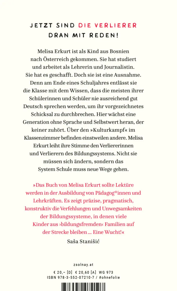 Bild: 9783552072107 | Generation haram | Melisa Erkurt | Buch | 192 S. | Deutsch | 2020