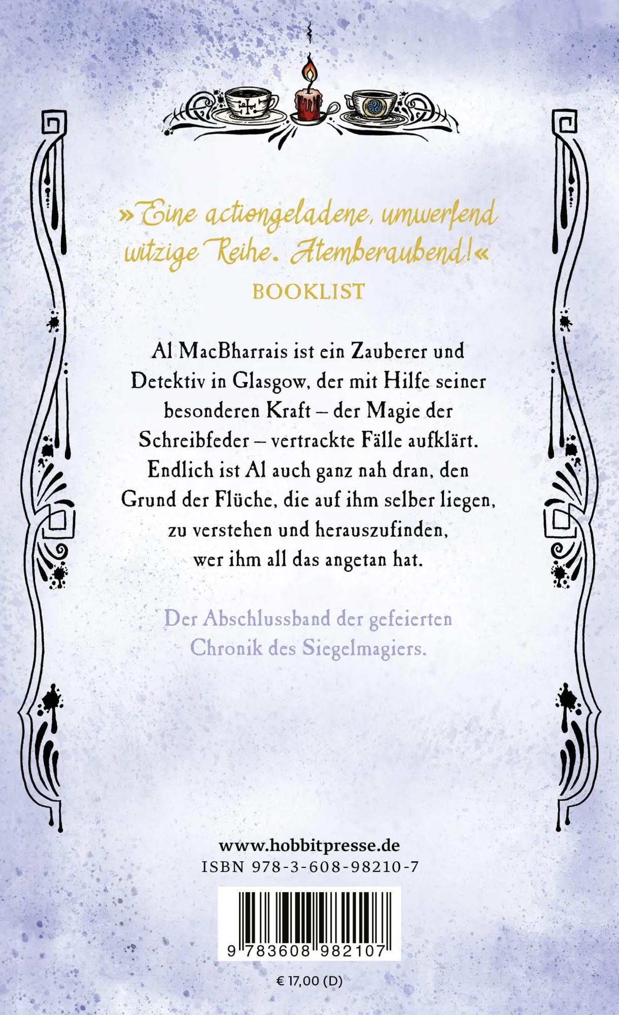 Rückseite: 9783608982107 | Kerze &amp; Krähe | Die Chronik des Siegelmagiers 3 | Kevin Hearne | Buch