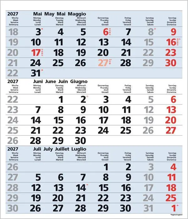 Bild: 9783819302107 | 3-Monats-Planer Comfort Blau 2027 | Verlag Korsch | Kalender | 12 S.