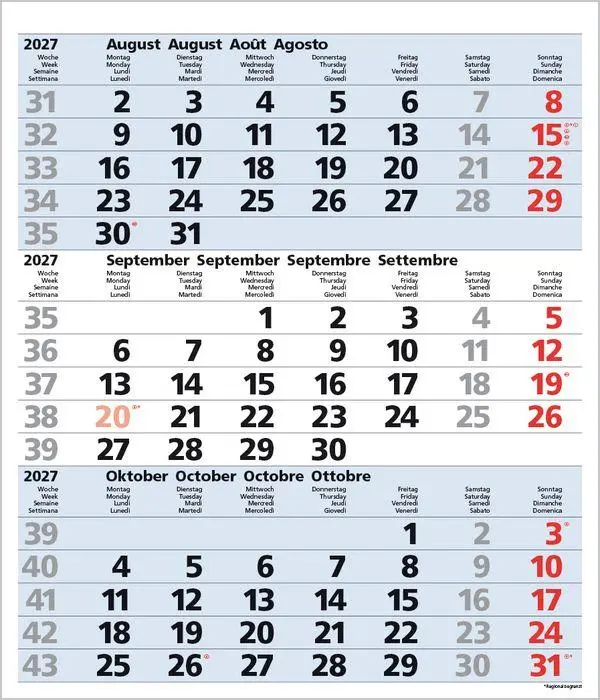Bild: 9783819302107 | 3-Monats-Planer Comfort Blau 2027 | Verlag Korsch | Kalender | 12 S.