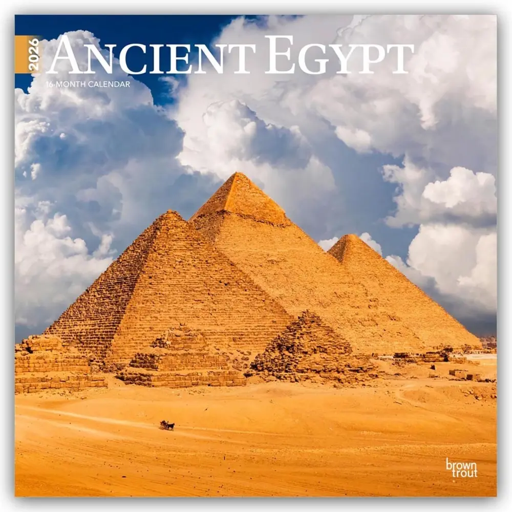 Cover: 9798330702107 | Ancient Egypt 2026 12 X 24 Inch (Hanging) Monthly Square Wall...
