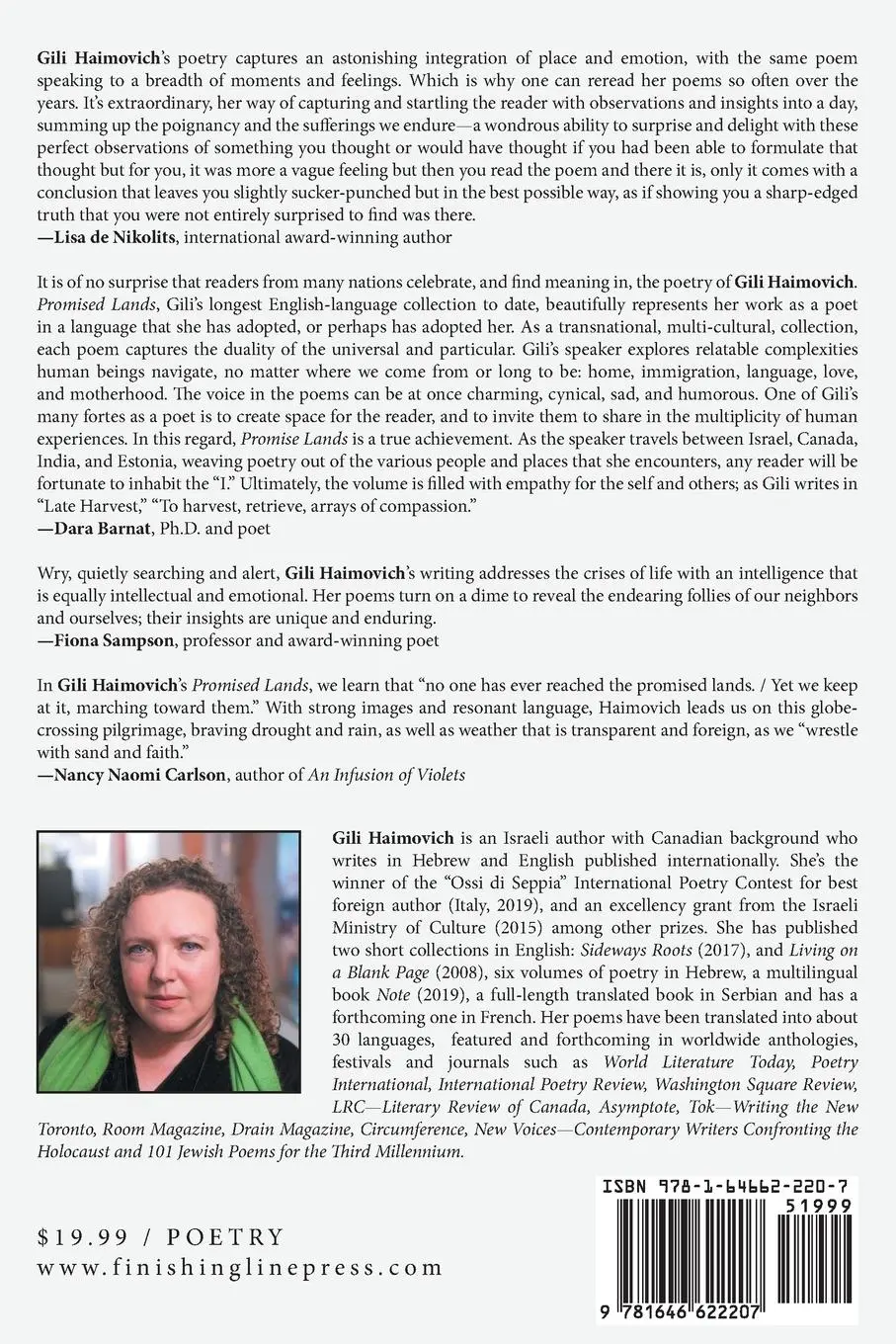 Rückseite: 9781646622207 | Promised Lands | Gili Haimovich | Taschenbuch | Englisch | 2020