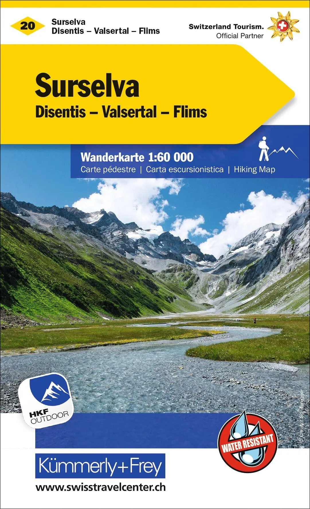 Cover: 9783259022207 | Surselva Nr. 20 Disentis - Walsertal - Flims, Wanderkarte 1:60 000