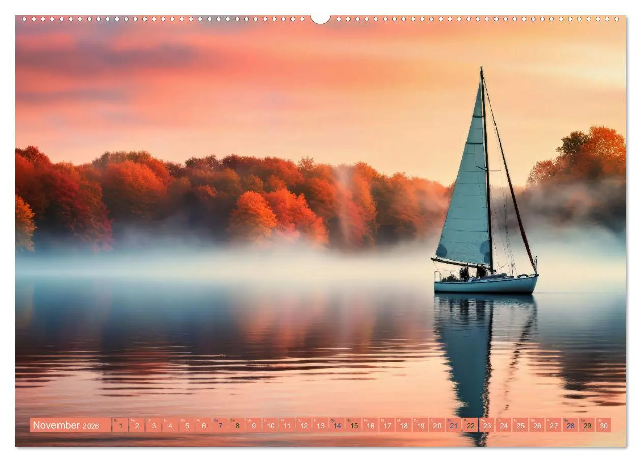 Bild: 9783457402207 | Mit dem Wind um die Welt - segeln (Wandkalender 2026 DIN A2 quer),...